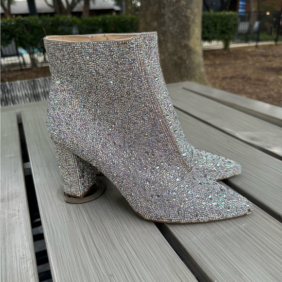 Betsey Johnson Sparkly Boots – Size 9 - Picture 11 of 13